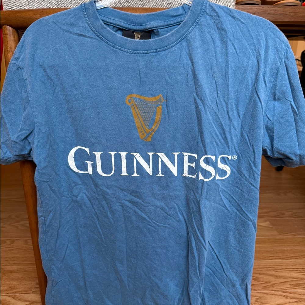 Original Guinness Blue Tee with Gold Logo